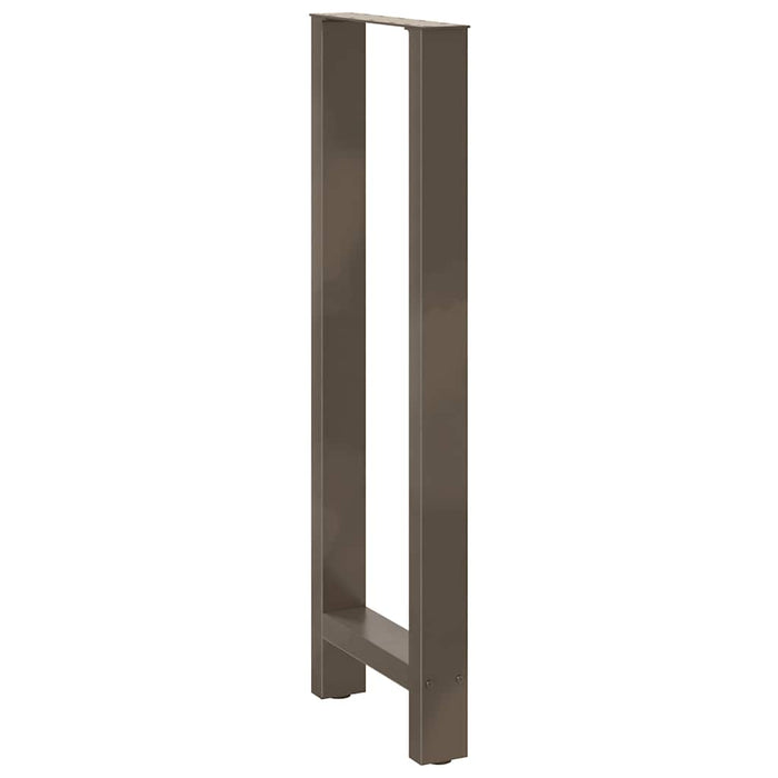 Picioare de masă de bar, oțel natural, 2 buc., 40x(110-111) cm, oțel - WALTI WALTI