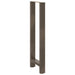 Picioare de masă de bar, oțel natural, 2 buc., 40x(110-111) cm, oțel - WALTI WALTI