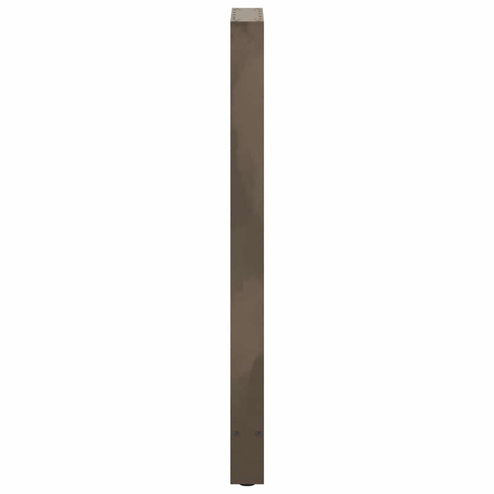 Picioare de masă de bar, oțel natural, 2 buc., 40x(110-111) cm, oțel - WALTI WALTI