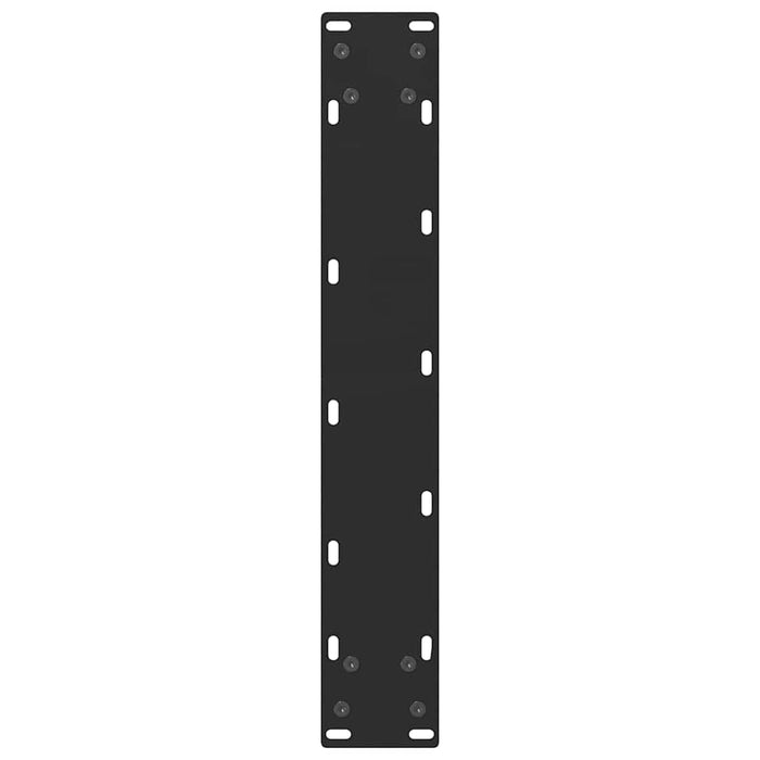 Picioare de masă de bar, negre, 2 buc., 50x(110-111) cm, oțel WALTI