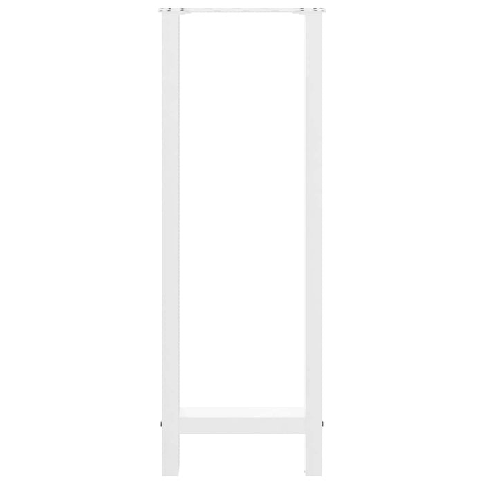 Picioare de masă de bar, albe, 2 buc., 50x(110-111) cm, oțel - WALTI WALTI