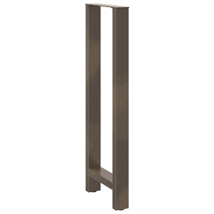 Picioare de masă de bar, oțel natural, 2 buc., 50x(110-111) cm, oțel - WALTI WALTI
