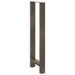 Picioare de masă de bar, oțel natural, 2 buc., 50x(110-111) cm, oțel - WALTI WALTI