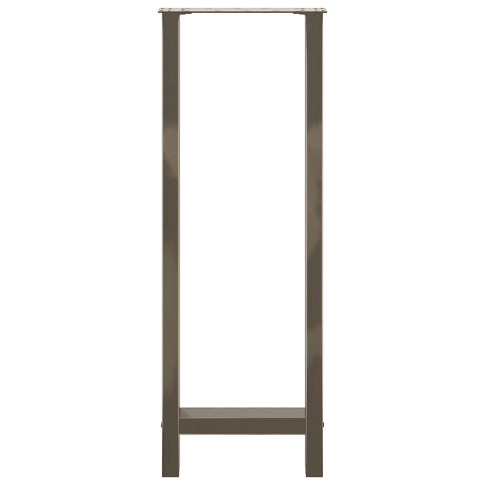Picioare de masă de bar, oțel natural, 2 buc., 50x(110-111) cm, oțel - WALTI WALTI