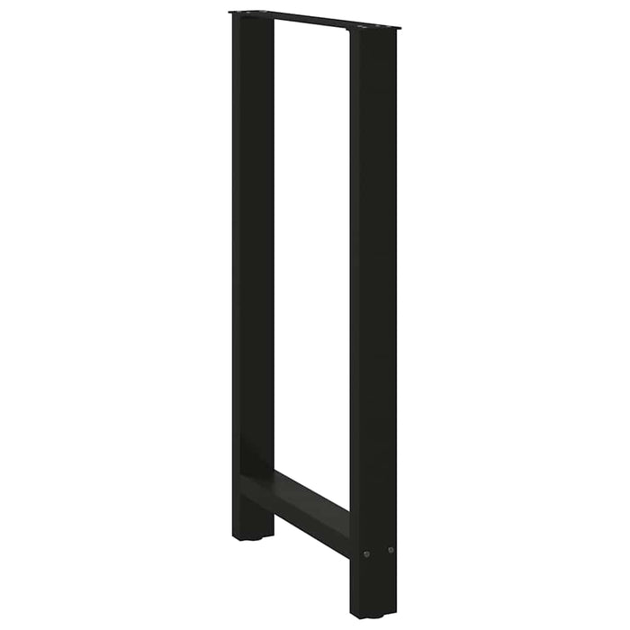 Picioare masă de bar, negre, 2 buc., 60 x (110-111) cm, oțel WALTI