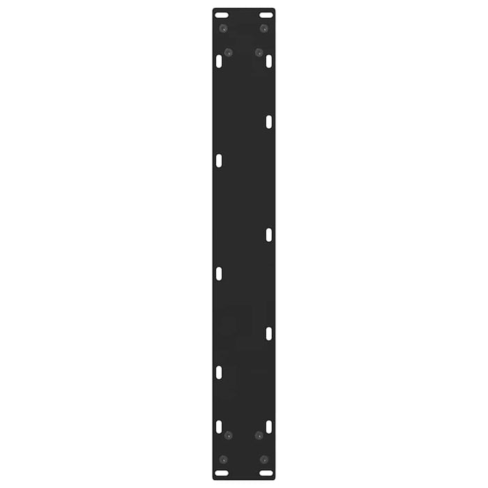 Picioare masă de bar, negre, 2 buc., 60 x (110-111) cm, oțel WALTI