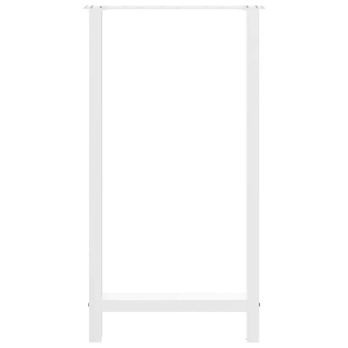 Picioare de masă de bar, albe, 2 buc., 60x(110-111) cm, oțel - WALTI WALTI