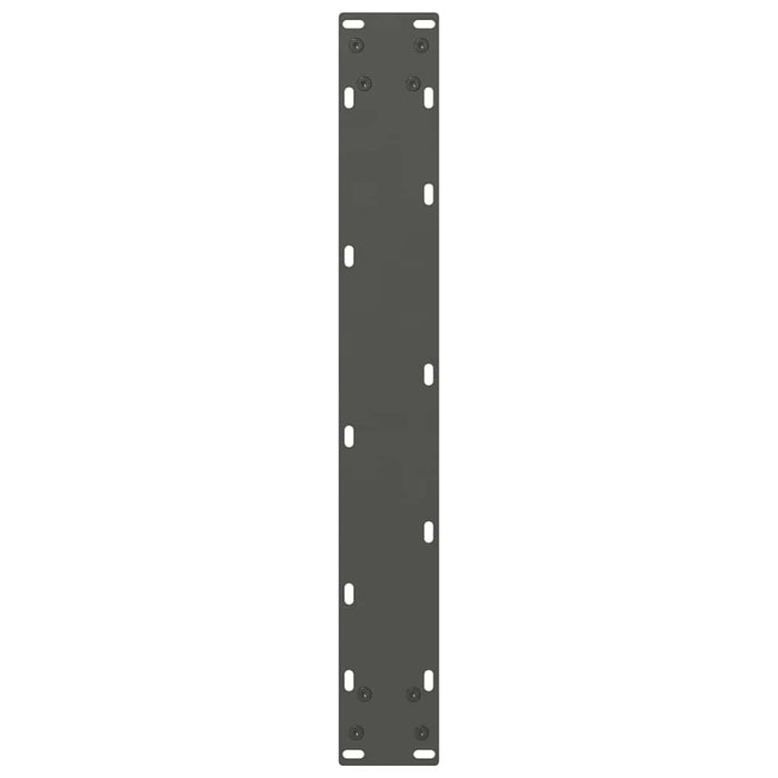 Picioare de masă de bar antracit, 2 buc., 60x(110-111) cm, oțel WALTI