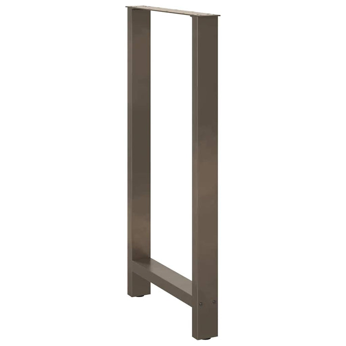 Picioare de masă de bar, oțel natural, 2 buc., 60 x (110-111) cm, oțel - WALTI WALTI