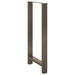 Picioare de masă de bar, oțel natural, 2 buc., 60 x (110-111) cm, oțel - WALTI WALTI
