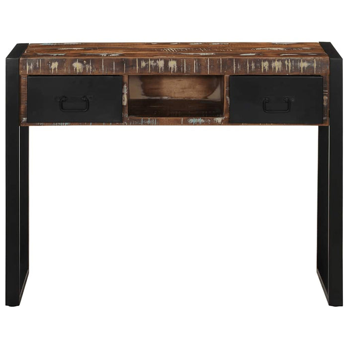 Consolă multicoloră 100x35x75 cm lemn masiv recuperat - WALTI WALTI