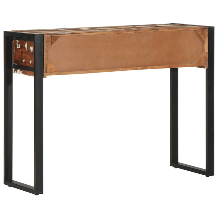 Consolă multicoloră 100x35x75 cm lemn masiv recuperat - WALTI WALTI