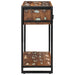Consolă multicoloră 100x35x75 cm lemn masiv recuperat - WALTI WALTI