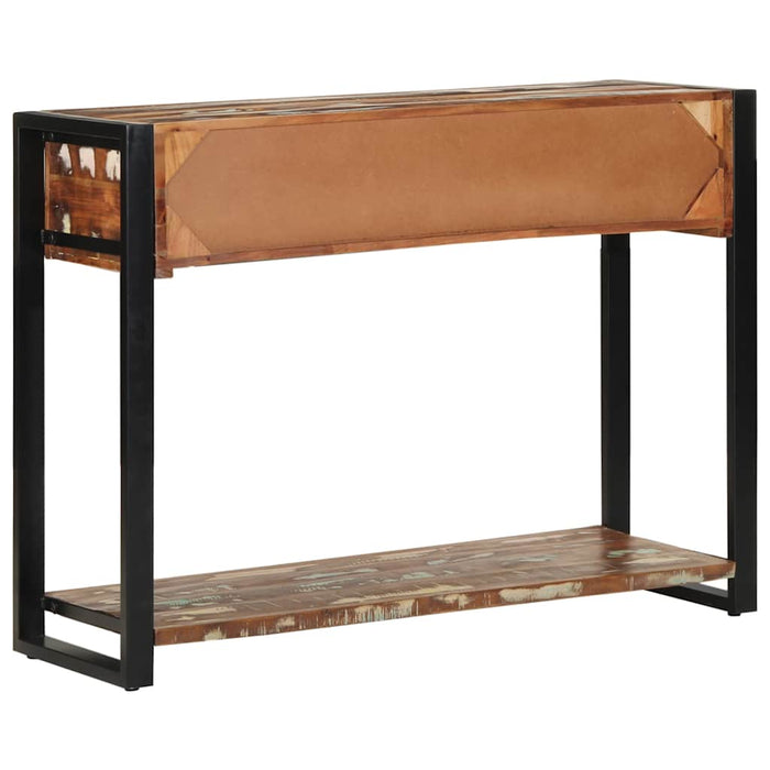 Consolă multicoloră 100x35x75 cm lemn masiv recuperat - WALTI WALTI