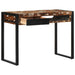 Birou multicolor 100x50x75 cm lemn masiv recuperat - WALTI WALTI