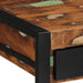 Birou multicolor 100x50x75 cm lemn masiv recuperat - WALTI WALTI