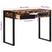 Birou multicolor 100x50x75 cm lemn masiv recuperat - WALTI WALTI
