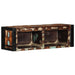 Dulap TV multicolor 80x30x25 cm lemn masiv recuperat - WALTI WALTI