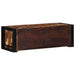 Dulap TV multicolor 80x30x25 cm lemn masiv recuperat - WALTI WALTI