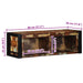 Dulap TV multicolor 80x30x25 cm lemn masiv recuperat - WALTI WALTI