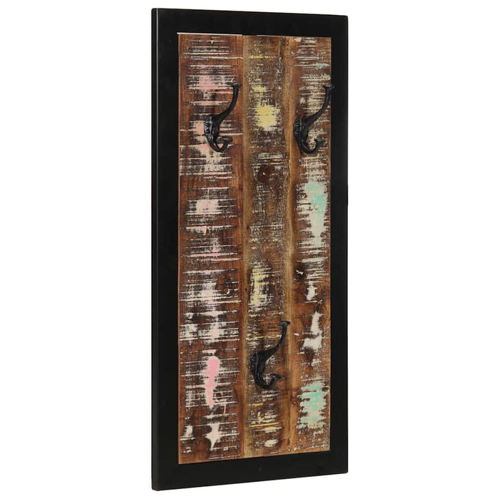 Raft pentru haine multicolor 40x2x80 cm Lemn masiv recuperat - WALTI WALTI