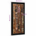Raft pentru haine multicolor 40x2x80 cm Lemn masiv recuperat - WALTI WALTI