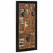 Raft pentru haine multicolor 40x2x80 cm Lemn masiv recuperat - WALTI WALTI