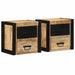 Noptiere 2 buc 40x35x40 cm lemn masiv de mango - WALTI WALTI