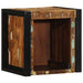 Noptiera multicolor 40x35x40 cm lemn masiv recuperat - WALTI WALTI