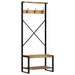 Suport pentru haine 80x40x190 cm lemn masiv de mango - WALTI WALTI