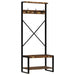 Suport pentru haine multicolor 80x40x190cm Lemn masiv recuperat - WALTI WALTI