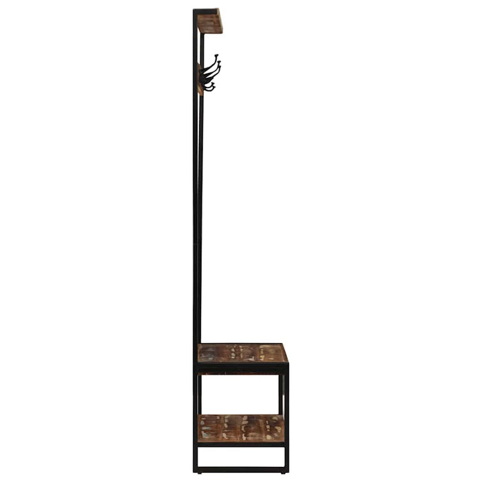 Suport pentru haine multicolor 80x40x190cm Lemn masiv recuperat - WALTI WALTI