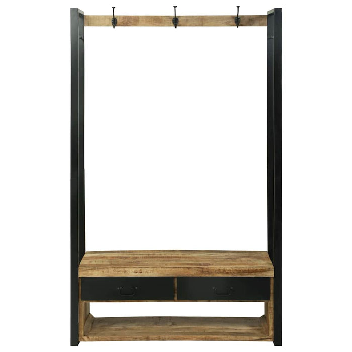 Răchită cu sertar Maro 110 x 40 x 185 cm Lemn masiv de mango - WALTI WALTI