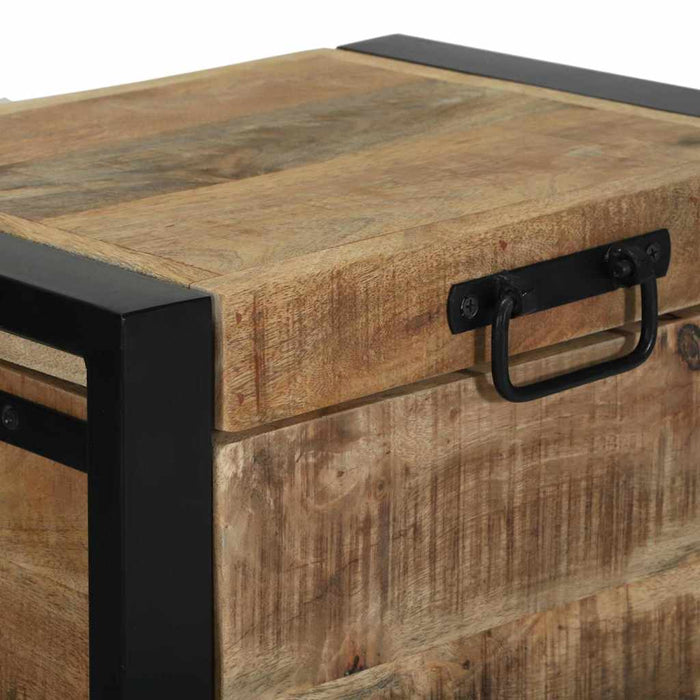 Cufere de Depozitare Maro 40 x 30 x 30 cm Lemn masiv de mango - WALTI WALTI