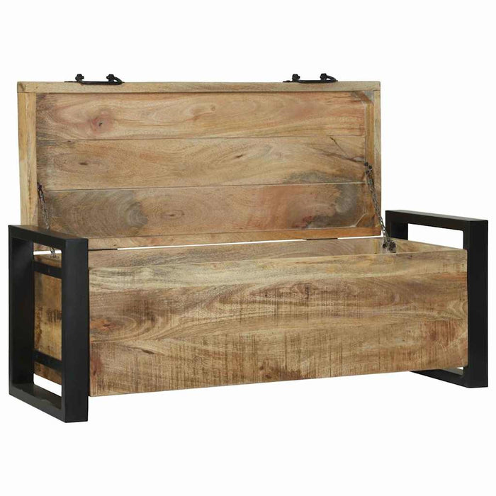 Cufere de Depozitare Maro 80 x 30 x 30 cm Lemn masiv de mango WALTI