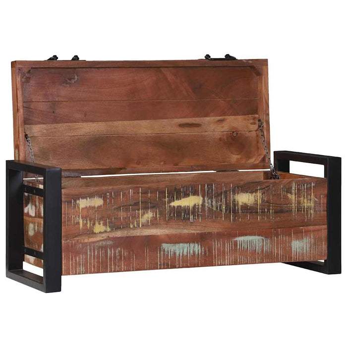 Lade de Depozitare Maro 80 x 30 x 30 cm Lemn masiv recuperat - WALTI WALTI