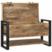 Cutie de Depozitare Maro 80 x 35 x 45 cm Lemn masiv de mango - WALTI WALTI