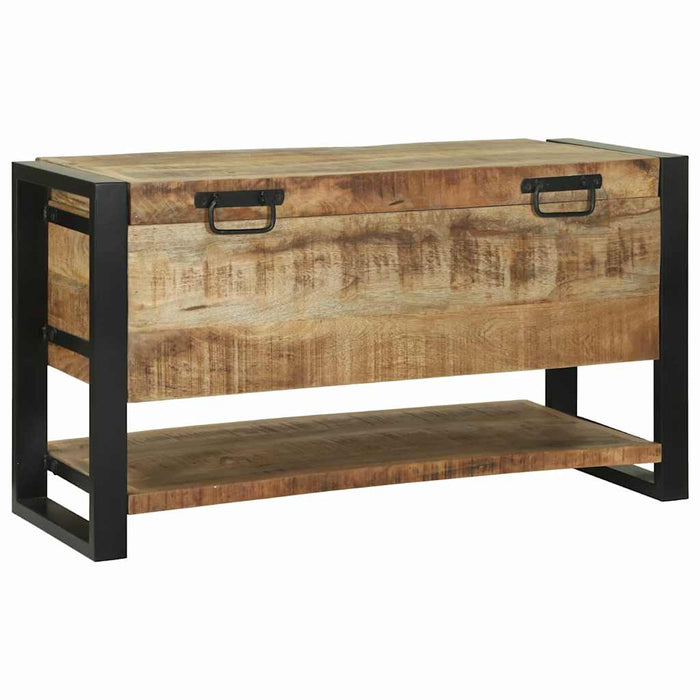 Cutie de Depozitare Maro 80 x 35 x 45 cm Lemn masiv de mango - WALTI WALTI