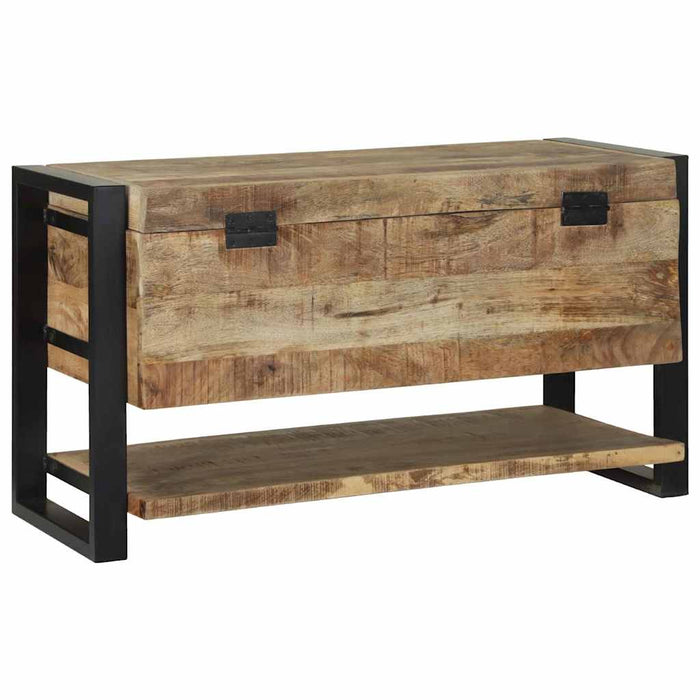 Cutie de Depozitare Maro 80 x 35 x 45 cm Lemn masiv de mango - WALTI WALTI
