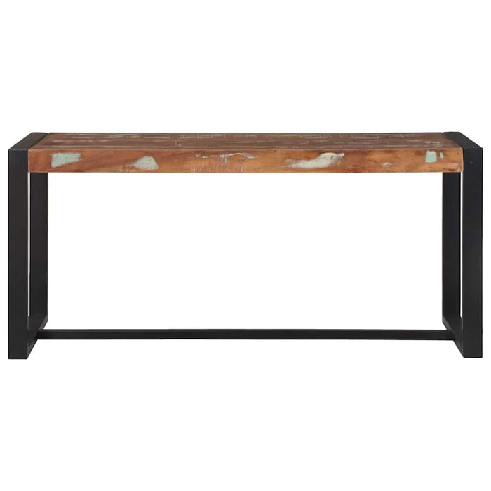 Bancă Multicolour 100 x 35 x 45 cm Lemn masiv recuperat - WALTI WALTI