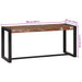 Bancă Multicolour 100 x 35 x 45 cm Lemn masiv recuperat - WALTI WALTI