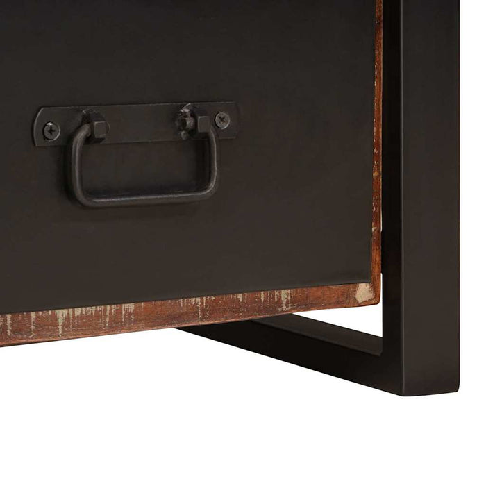 Suport pentru Haine cu sertar Multicolour Lemn masiv recuperat - WALTI WALTI