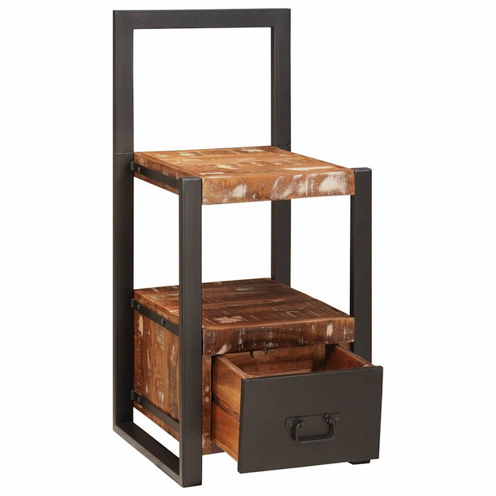 Suport pentru Haine cu sertar Multicolour Lemn masiv recuperat - WALTI WALTI