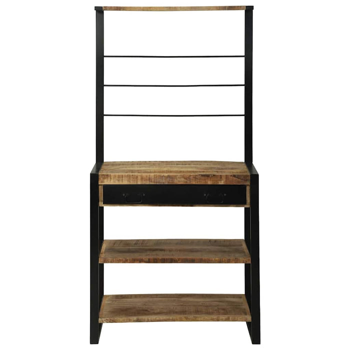 Raft de bucătărie Maro 80 x 40 x 160 cm Lemn masiv de mango - WALTI WALTI