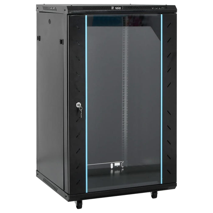 Dulap de server, 18U, 19" IP20, negru, 60x60x100 cm - WALTI WALTI