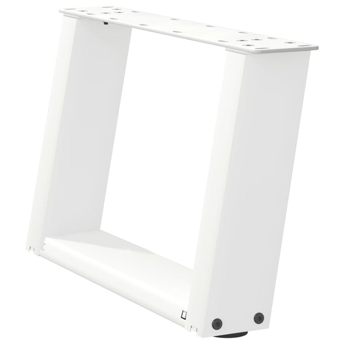 Picioare pentru măsuță de cafea în formă de U, 2 buc., alb, 40x(30-31) cm, oțel WALTI
