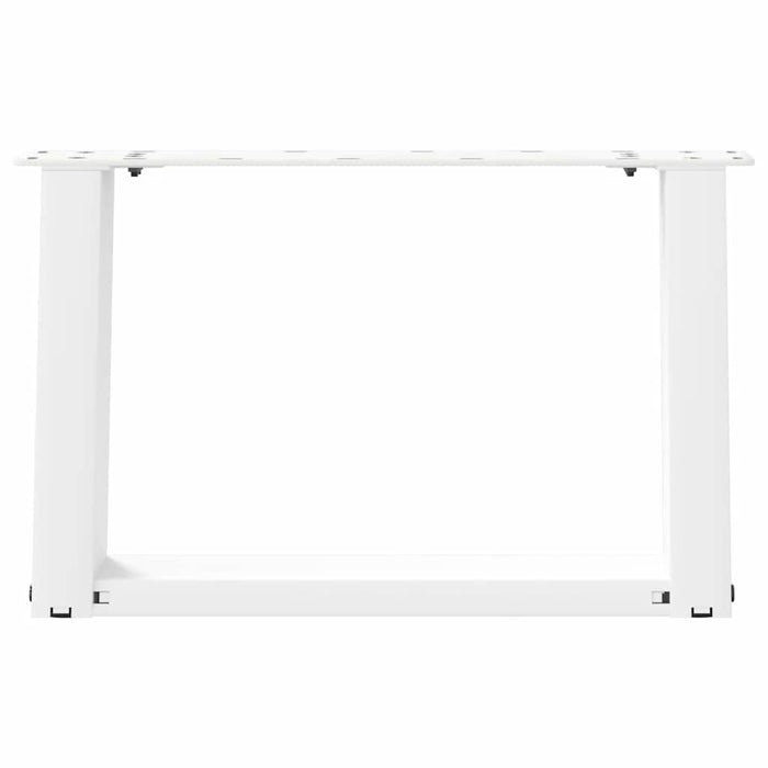 Picioare pentru măsuță de cafea în formă de U, 2 buc., alb, 40x(30-31) cm, oțel WALTI