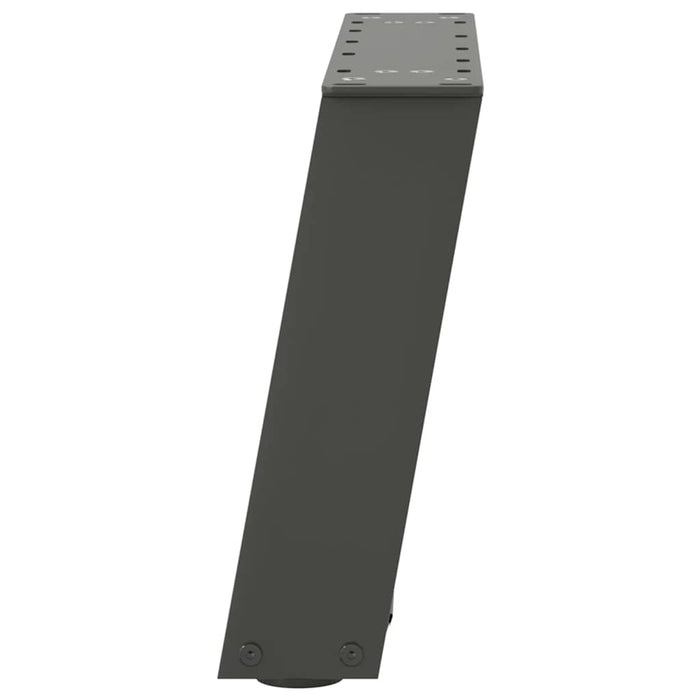Picioare pentru măsuță de cafea în formă de U, 2 buc., antracit, 40x(30-31) cm, oțel - WALTI WALTI