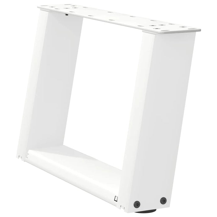 Picioare pentru măsuță de cafea în formă de U, 2 buc., alb, 50x(30-31) cm, oțel WALTI