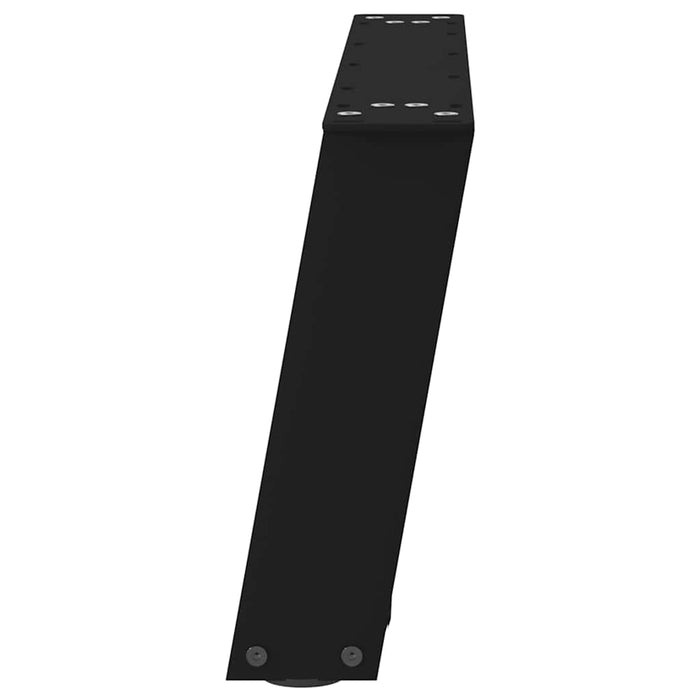 Picioare pentru măsuță de cafea în formă de U, 2 buc., negru, 60x(30-31) cm, oțel WALTI